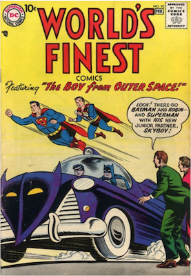 World's Finest Comics #92. Click for values.