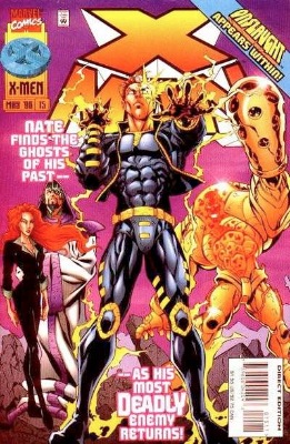 Origin and First Appearance, Onslaught, X-Man #15, Marvel Comics, 1996. Click for value