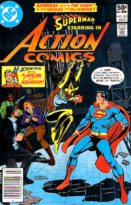 Vixen: First Appearance, Action Comics #521. Click for value