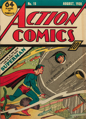 Action #15: 5th Superman cover. Click for values