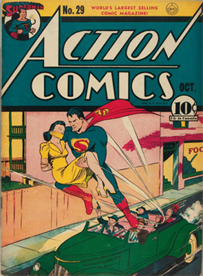 Action #29: 1st Appearance of Lois Lane. Click for values