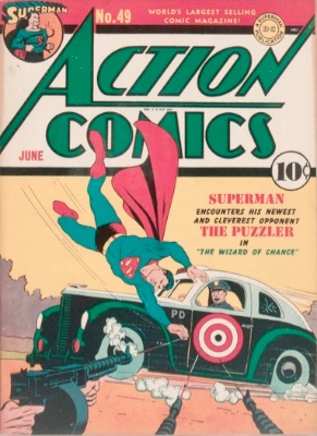 Origin and First Appearance, Puzzler, Action Comics #49, DC Comics, 1942. Click for value