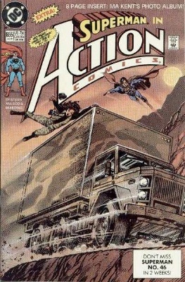 Origin and First Appearance, Blaze and Satanus, Action Comics #655, DC Comics, 1990. Click for value