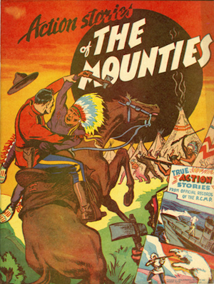 Action Stories of the Mounties comic