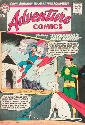 Origin and First Appearance, Aqualad, Adventure Comics #269, DC Comics, 1960. Click for value