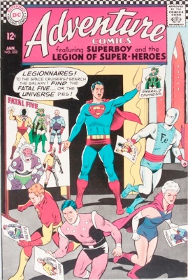 Origin and First Appearance, Fatal Five, Adventure Comics #352, DC Comics, 1967. Click for value