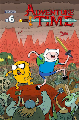 Adventure Time Comic #6. Click here for values.