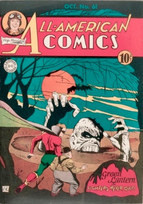 Origin and First Appearance, Solomon Grundy, All-American Comics #61, DC Comics, 1944. Click for value