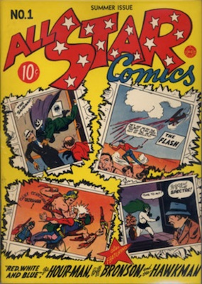 All-Star Comics #1 : Sandman appearance. Click for values.