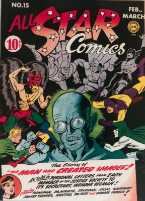 Click to check the value of the Golden Age comic, All-Star Comics #15