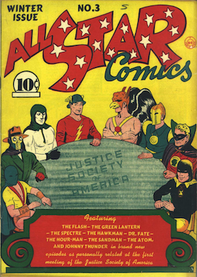 All Star Comics #3 early Atom appearance