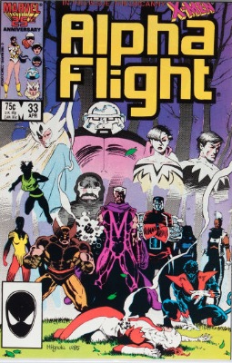 Origin and First Appearance, Lady Deathstrike, Alpha Flight #33, Marvel Comics, 1986. Click for value