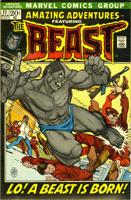 100 Hot Comics. Amazing Adventures #11, 1st Furry Beast. Click to buy a copy at Goldin