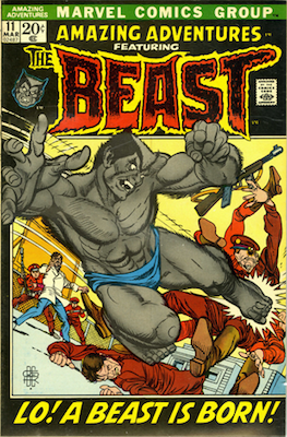 Amazing Adventures #11 (1972): First Appearance of Furry Beast. Click for values