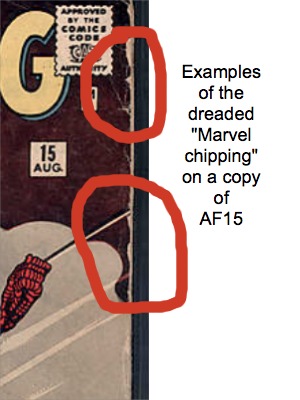 Marvel Chipping is very common on AF15. Click for values