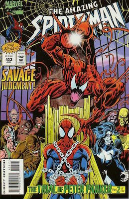 Amazing Spider-Man #403. Click for values