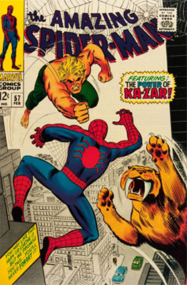 Click here to find out the current market values of Amazing Spider-Man #57