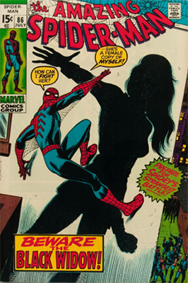 Amazing Spider-Man #86 (July 1970): Black Widow Gets Her New Costume. Click for values