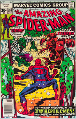 Amazing Spider-Man #166: Click Here for Values