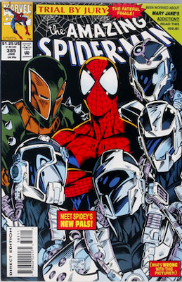 Amazing Spider-Man #385: Click Here for Values