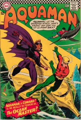 Origin and First Appearance, Ocean Master, Aquaman #29, DC Comics, 1966. Click for value