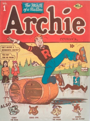 Archie Comics #1 from 1942, record sale $167,000! Click for values