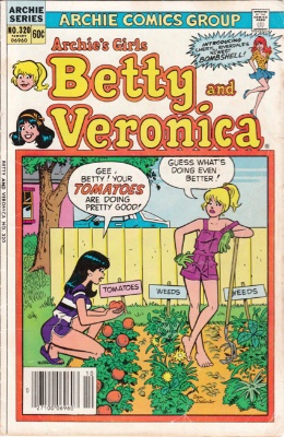 Archie's Girls Betty and Veronica #320 (1982): First Appearance of Cheryl Blossom. Click for values