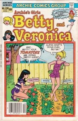 Archie's Girls Betty and Veronica #320: 1st Cheryl Blossom. Click for value