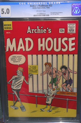 Archie's Madhouse #22 is a rare book, with only 43 examples graded by CGC. You may have to get what you can find. Stick to nice CGC 5.0 or above. Click to buy