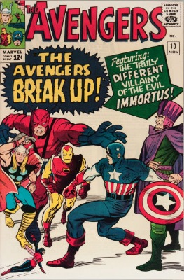 Avengers #10: First Appearance of Immortus. Click for value