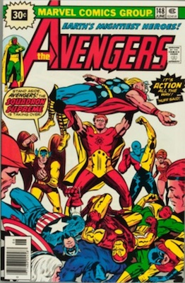 Avengers #148 30 Cent Price Variant June, 1976. Starburst Flash