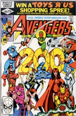 Carol Danvers (Carol Danvers Kidnapped, The Avengers #200, October 1980). Click for value