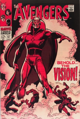 Avengers #57 is the first Silver Age Vision, and red hot right now