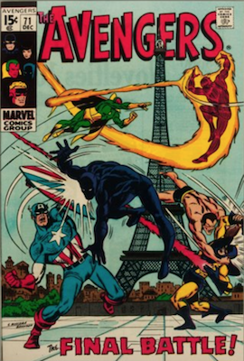Avengers #71: 1st Appearance of the Invaders. Click for values