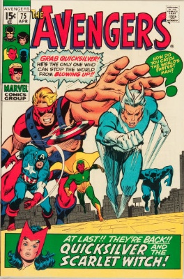 Origin and First Appearance, Arkon, ﻿Avengers #75﻿, Marvel Comics, 1970. Click for value