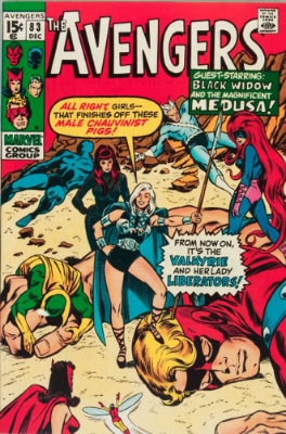 First Appearance, Valkyrie, The Avengers #83, Marvel Comics, 1970. Click for value