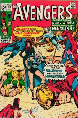 Avengers Comics #83: 1st Lady Liberators. Click for value