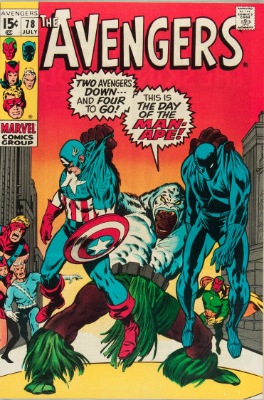 Origin and First Appearance, Lethal Legion, Avengers #78, Marvel Comics, 1970. Click for value