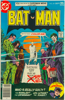 Batman #291: Click Here for Values
