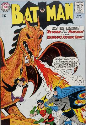 100 Hot Comics: Batman 155, 1st Silver Age Penguin. Click to order a copy from Goldin