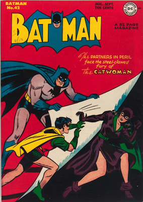 Classic Catwoman Cover: Batman #42. Click for values