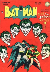Batman #40, classic Joker cover with multiple Jokers