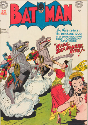 Batman #56. Batman and Robin in South America. Click for value