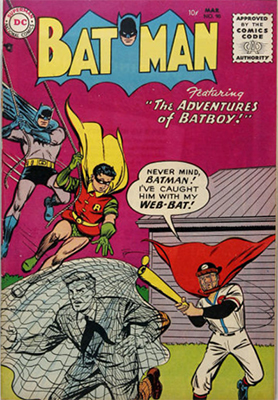 Batman #90, March 1955; First Issue With Comics Code Seal. Click for value