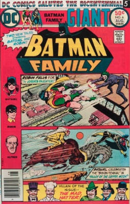 Origin and First Appearance, Duela Dent, Batman Family #6, DC Comics, 1976. Click for value