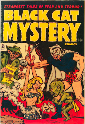 Black Cat Mystery #32: Click Here for Values