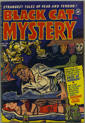 Black Cat Mystery #34: Click Here for Values