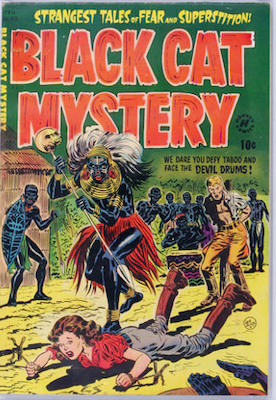 Black Cat Comics and Black Cat Mystery Comics