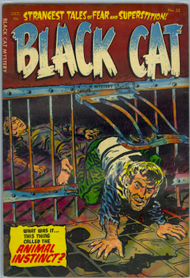 Black Cat Mystery #52: Click Here for Values