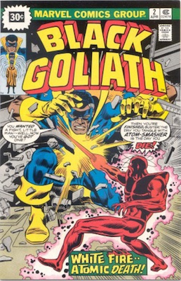 Black Goliath #2 30c Price Variant April, 1976. Starburst Blurb